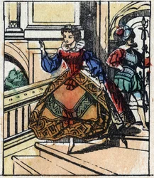 Illustration af Charles Perraults fortælling "Askepot eller den lille glastøffel". Træstik af Imaging Pellerin - Epinal, sd. Slutningen af det 19. århundrede.