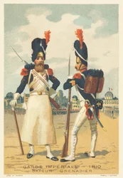 Imperial Guard, Sapeur og Grenadier i 1810