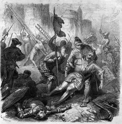 I kampen mod Henrik IV af Det Hellige Germanske Rige den 14. oktober