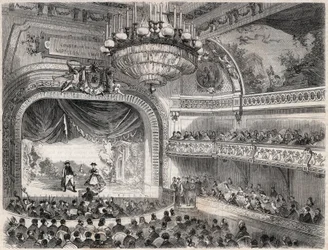 Indvielse af teatret i byen Vichy den 2. juli