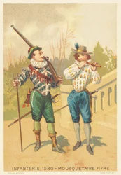 Infanteri, Musketer og Fife i 1580
