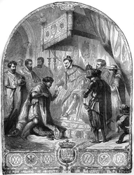 Institution of the Order of the Holy Spirit (Helligånden) af Henry III, konge af Frankrig i 1578.