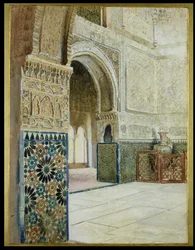 Interiør i Alhambra, Granada
