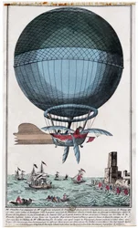 Jean Pierre Blanchard (1753 - 1809) og John Jefferies (1745 - 1819) ankom til Calais efter at have krydset Den Engelske Kanal i en luftballon den 7. januar