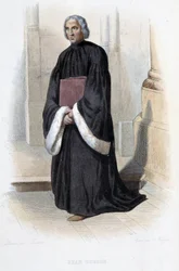 Jean de Gerson, fransk prædikant og teolog (1363-1429) - i "" Le Plutarque francais"", af Mennechet, Paris