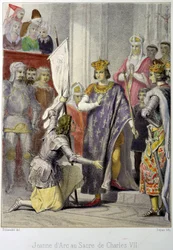 Jeanne d’Arc ved kroningen af Karl VII