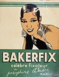 Josephine Baker - reklame for Bakerfix: "" Josephine Bakers berømte fixator""