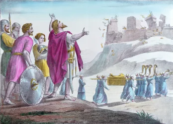 Josva befalede Jerikos mure at falde ned