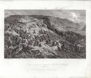 Den franske hær fanger Teniah de Mouzaia