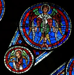 Sidste dom: en seraf og en engel (w143)