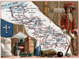 Le Nord (59), Nord Pas De Calais (Nord-Pas de Calais), Frankrig. Portræt af Jean Bart (Jan Bart eller Jan Baert
