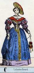 Bogstav C som Catherine Howard eller Catherine Howard (Kathryn eller Kathryn