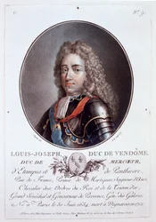 Louis-Joseph, Duc de Vendome, fra Portraits of Great Men, Illustrious Women, and Memorable Subjects of France, udgivet 1787-92