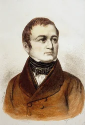 Louis Adolphe Thiers (farvet gravering)