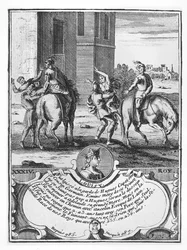 Louis V the Faineant (gravering)