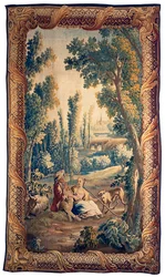 Louis XV Aubusson pastoral tapestrydani