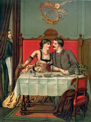 Frokost i en privat spisestue