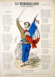 Tekst til ""La Marseillaise". Billede af Epinal