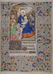 MS.McClean.81.f68r Tilbedelse af Magi, franske Horae