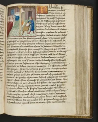 MS Hunter 252 141r Side fra Hundred New News, c.1461-62