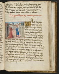 MS Hunter 252 185r-side fra Hundred New News, c.1461-62