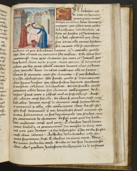 MS Hunter 252 186r Side fra Hundred New News, c.1461-62