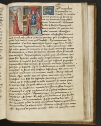 MS Hunter 252 189r Side fra Hundred New News, c.1461-62