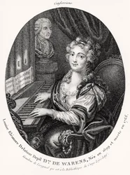 Madame de Warens, ca. 1789 (gravering)
