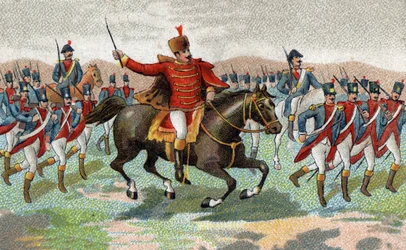Marechal Joachim Murat i slaget ved Iena (Tyskland, 14. oktober