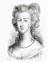 Marie Antoinette, fra History of France, udgivet c.1880