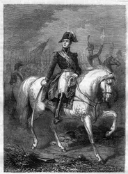 Marskal Etienne-Jacques-Joseph-Alexandre Macdonald (gravering) - Jacques Alexandre Macdonald (1765-1840), marskal af Frankrig - i "History of the Empire following the history of the consulat" af Adolphe Thiers -1879 - privat samling