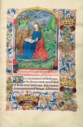 Mary Magdelene in the Wilderness, illustration fra "TimeBook, Use of Langres", ca. 1500