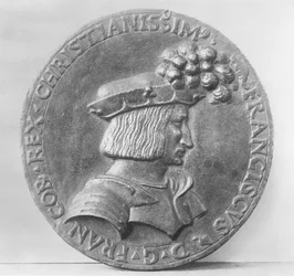 Medaljon af Frans I af Frankrig (bronze)
