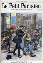 Diverse nyheder: Mordet på en politibetjent i Rue Vergniaud i Paris i 1900 - i “Le Petit Parisien”