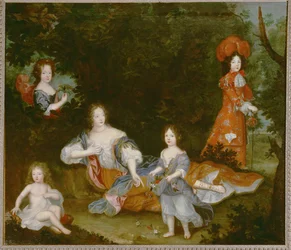 Mme. de Montespan, elskerinde til Louis XIV ... (maleri på lærred)