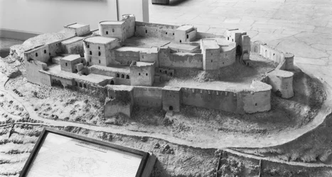 Model af Krak des Chevaliers, model
