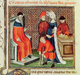 Ms.Fr.22531 The Ages of Man fra Bogen om tingenes egenskaber af Barthelemy lAnglais