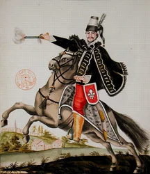 Fru 2848 husar fra Esterhazy-regimentet