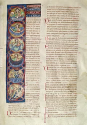Fru 3 fol.4 Skabelsens seks dage, fra Bibelen af St. Sulpicius af Bourges