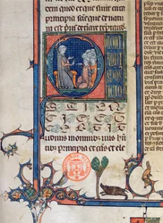 Ms 870 fo.5 Skolescene, 1494