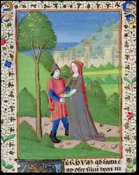 H7 fol.103v Hosea og den prostituerede, fra Jean XXII