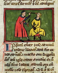 Ms H 89 Kirurgisk behandling, fra en udgave af Book of Surgery af Rogier de Salerne