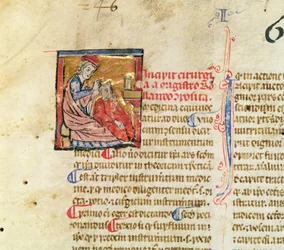 Ms. Lat. 7134, fol. 1: trepanation, fra »Chirurgie de Maître Rolandi«