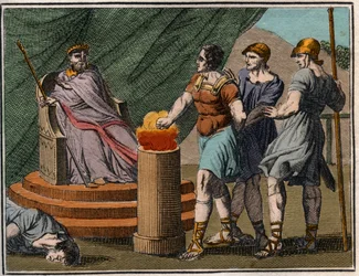 Mucius Scaevola før Porsenna.