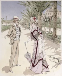 På Promenade des Anglais, Nice, februar 1899