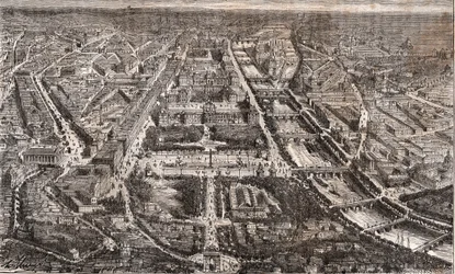Paris set fra Triumfbuen de l