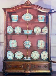 En del af Sevres Melbourne Service, 1770-71 (blødt-pasta porcelæn)