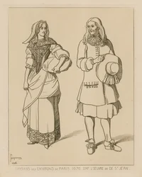 Bønder i nærheden af Paris, 1676