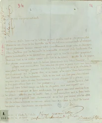 Andragende af Aldonze Safe for beskæftigelse, 1794-95 (pen og blæk på papir)