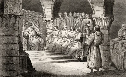 Philippe V (1293-1322) den høje og generalstaterne afviser Jeanne II